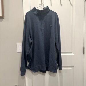Vineyard Vines Blue Performance Quarter Zip - 3XLT Good Conditon